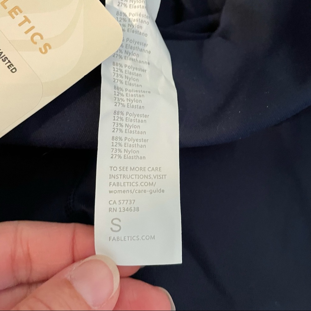 Nwt Fabletics Kessler High Waisted Strappy Legging - image 7